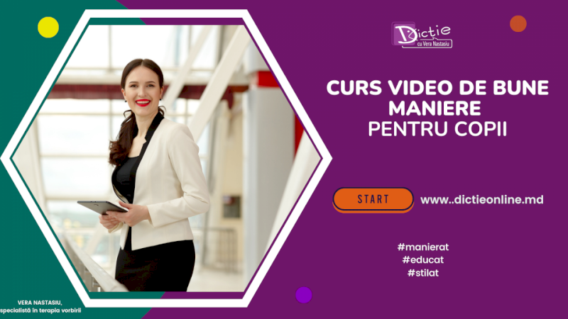 Curs de Bune Maniere în Comunicare pentru copii